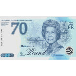 One Banknote Queen Elizabeth II - Platinum Jubilee 70 jaar